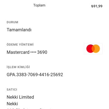 Nekki.com Oyun İçi Satın Almada Yaşanan Anlaşmazlık