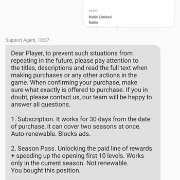 Nekki.com Oyun İçi Satın Almada Yaşanan Anlaşmazlık