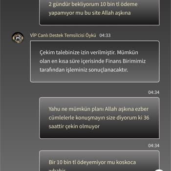 Wbahis Ödeme Yapmıyor Paramı Alamıyorum