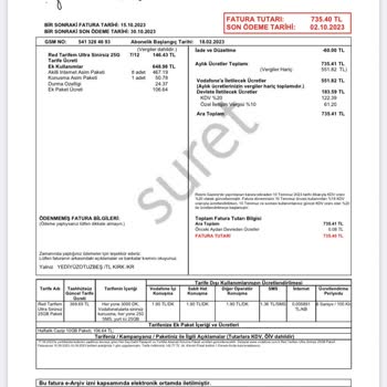 Vodafone Red Müşteri Hizmetleri
