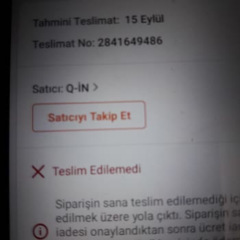 Sürat Kargo Kargomu Teslim Etmedi Ve İade Etti