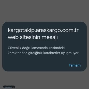 Aras Kargo'dan Vekaletname İçeren Kargomu Bulamıyorum
