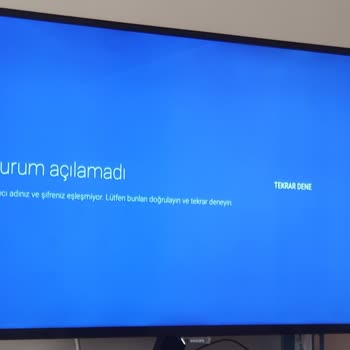 Philips TV 50PFK6510/12 Android TV Oturum Açma Sorunu