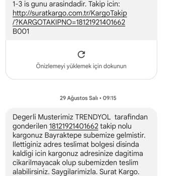 Sürat Kargo 20 Gündür Ürünümü Bana Ulaştırmayıp Oradan Oraya Savuruyor