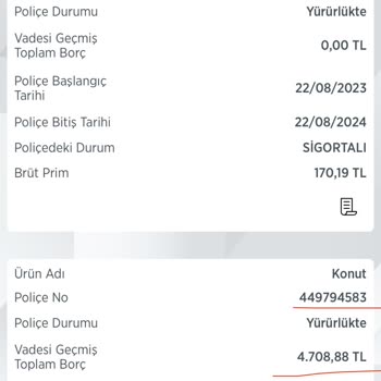 Türkiye Sigorta Bilgim Dışında Kesilen Ziraat Bankası Konut Sigortası