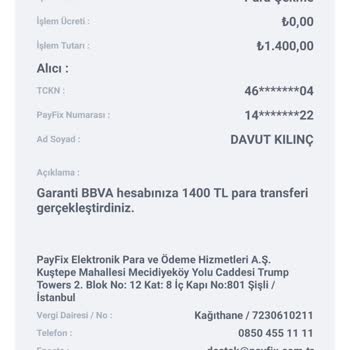 Payfix İle Garanti Bankası Para Çekme Sorunu