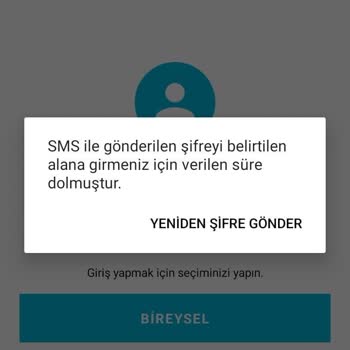 Findeks SMS Doğrulama Kodu Hk;