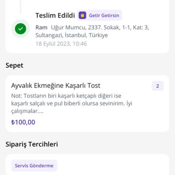 GetirYemek Getir Kurye Yetersizliği Sonucu Geciken Sipariş