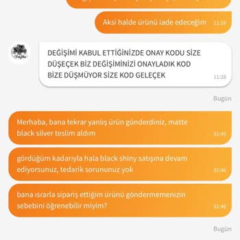 Trendyol Yanlış Ürün / Değişim Mağduriyeti