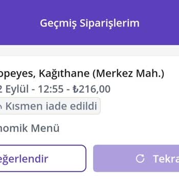 Popeyes'ın Ücret İadesi Yapmaması