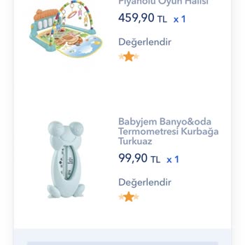 Baby Mall Sipariş Durumu Hk