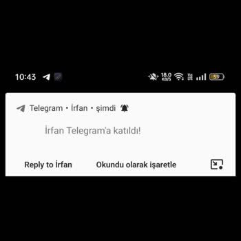 Haberim Olmadan Açılan Telegram