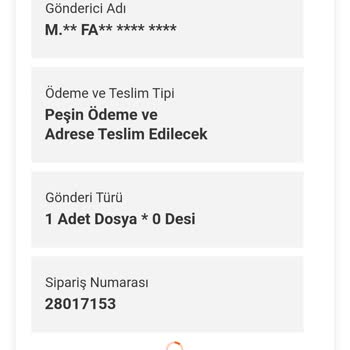 MNG Kargo Oltu Şubesindeki Siparişim İptal Edildi