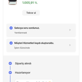 Hepsiburada Okul Çantası Siparişimde Sorun Yaşıyorum