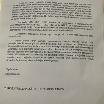 Teddukkan.com'dan Aldığım Okul Tshirtleri Renk Veriyor Ve Firma Geri Çeviriyor