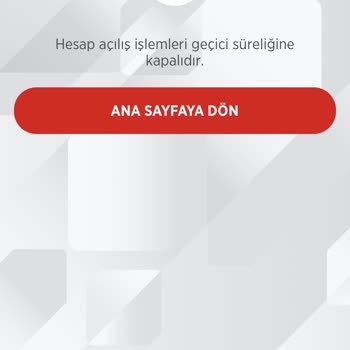 Ziraat Borsa Hesap Açılış İşlemleri Geçici Süreliğine Kapalı.