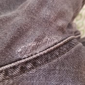 Mavi Jake Pantolon Ağ Yırtılması