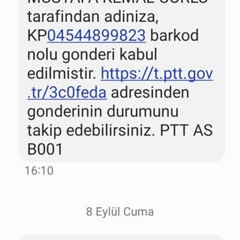 PTT Kargo Teslim Edilmeyen Ürün