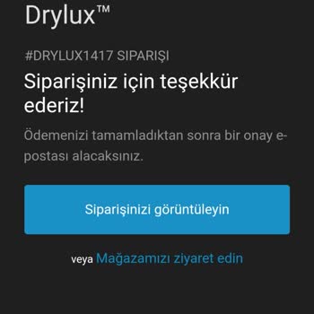 Drylux.co Paspas Ürünüm Gelmedi Ve İletişim Yok