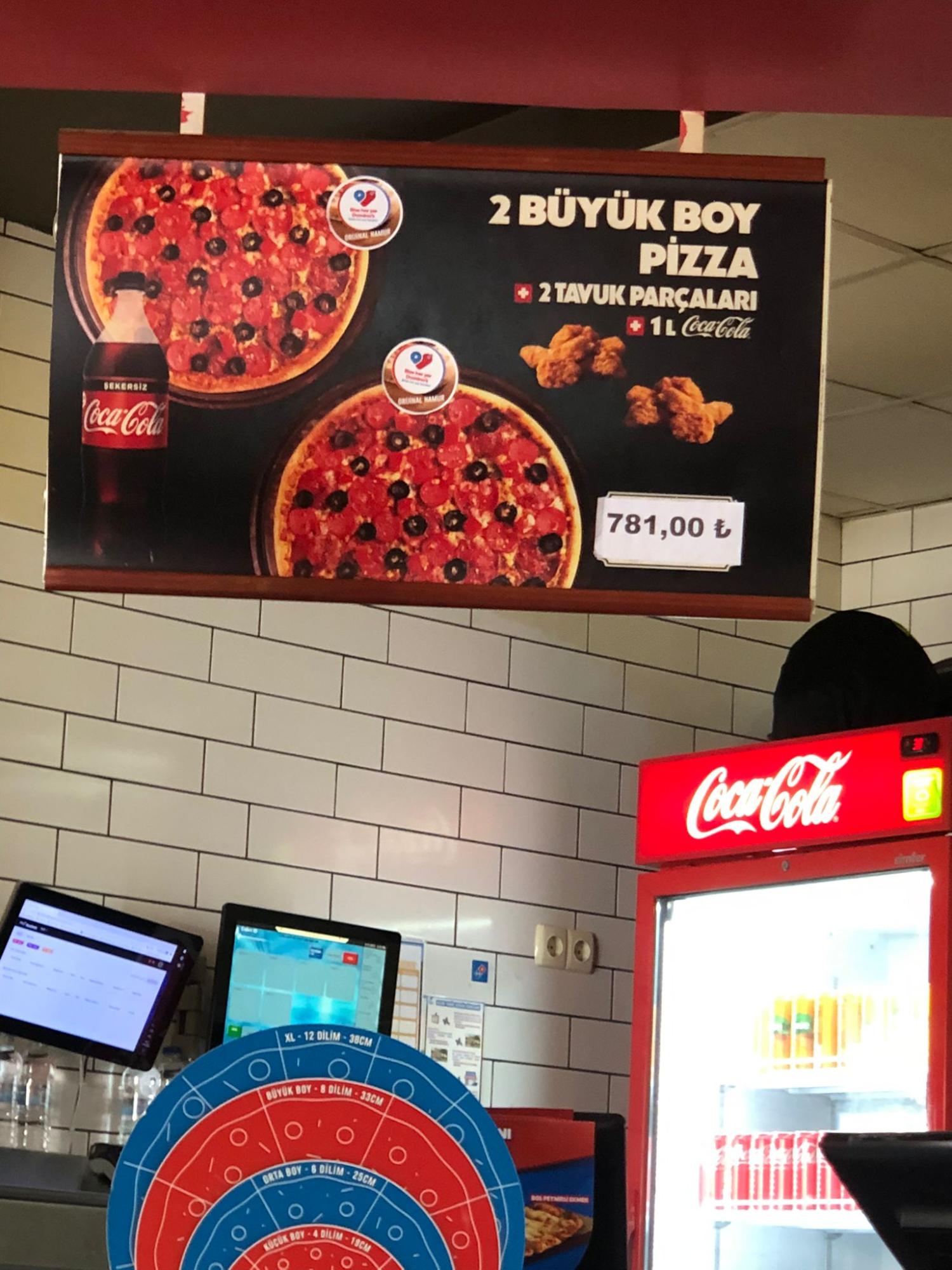 Domino's Ayvalık Yüksek Fiyat Şikayetvar