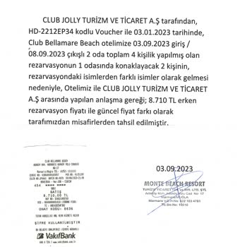 Jolly Tur'un Hatalı Bilgilendirmesi Sonrası Mağdurum
