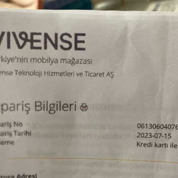 Vivense Teslim Edilmeyen Ürünler