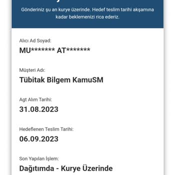AGT Kurye Sivas, Kargom Ulaşmadı