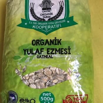 Tire Organik Gıda Ürünleri Organik Yulaf Ezmesi