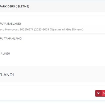 Anadolu Üniversitesi AÖF DGS Büro Onay Bekleniyor