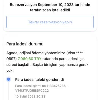 Agoda.com Sitede Ödediğimden Daha Fazla Ücret Yansıttı.