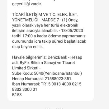 ByFix Servis Faturamızı Hiçbir Şekilde Göndermiyorlar. Yasalara Uymuyorlar.