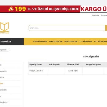 YKMkitap Siparişim Gönderilmedi Ve Kimse Cevap Vermiyor İlgilenmiyor!