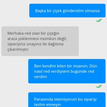 ÇiçekSepeti Çiçek Siparişinin Teslim Edilmemesi