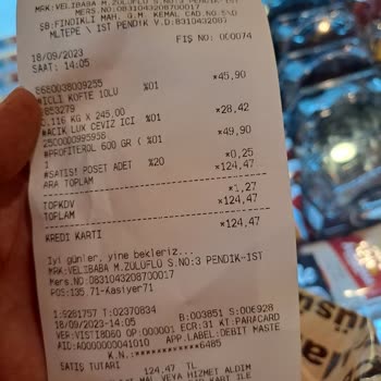 Tatbak Gıda Etiketteki Ücret İle Kasa Aynı Değil