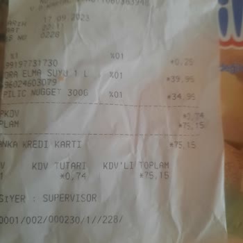 Erpiliç Nugget Bozuk Ürün