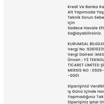 Geldimarket Sipariş Verdim