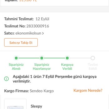 Trendyol Ve Kargo Şirketi Sendeo Hakkında
