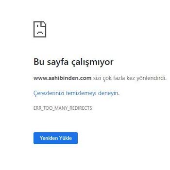 Sahibinden.com'a Giriş Yapamıyorum.