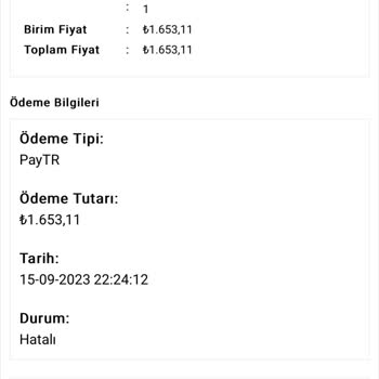 Paytr Kartımdan Para Çekti İade Etmiyor