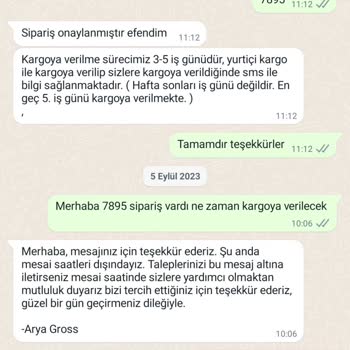 Arya Gross Para İadesi Yapmıyor