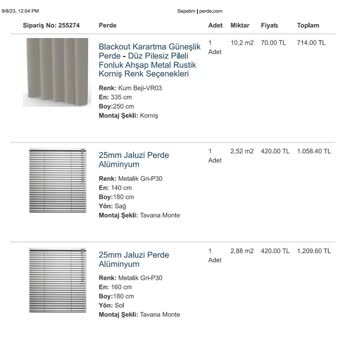 Perde.com Ürünleri 26 Gündür Teslim Edemedi