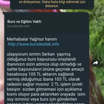 Devlet Kurumları Ve STK'lar Adıyla Dolandırıcılık Burs Başvurusu Oyunu