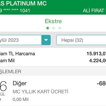 Garanti BBVA Garanti Miles Smiles Üyelik Ücreti