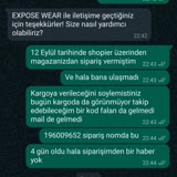 Expo Wear Sipariş Yollamama
