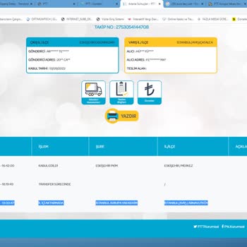 PTT Kargoları Bekletiyor.