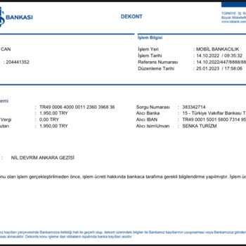 Senka Turizm Para İadesi Yapmıyor, Devletin Raporunu Kabul Etmiyor