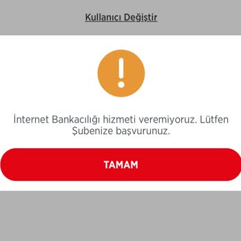 Ziraat Bankası İnternet Bankacılığı Hizmeti Veremiyoruz Lütfen Şubenize Başvurunuz Diyor