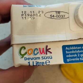 İçim Kesilen Pastörize İnek Sütü