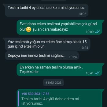 Gündoğdu Mobilya Çarşamba Şubesinden Ürün Teslimatı Hakkında Sorunlar