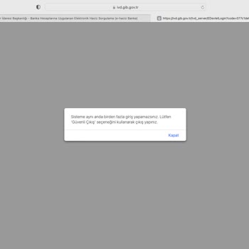 Turkiye.gov.tr İvd.gib.gov.tr Erişim Problemi